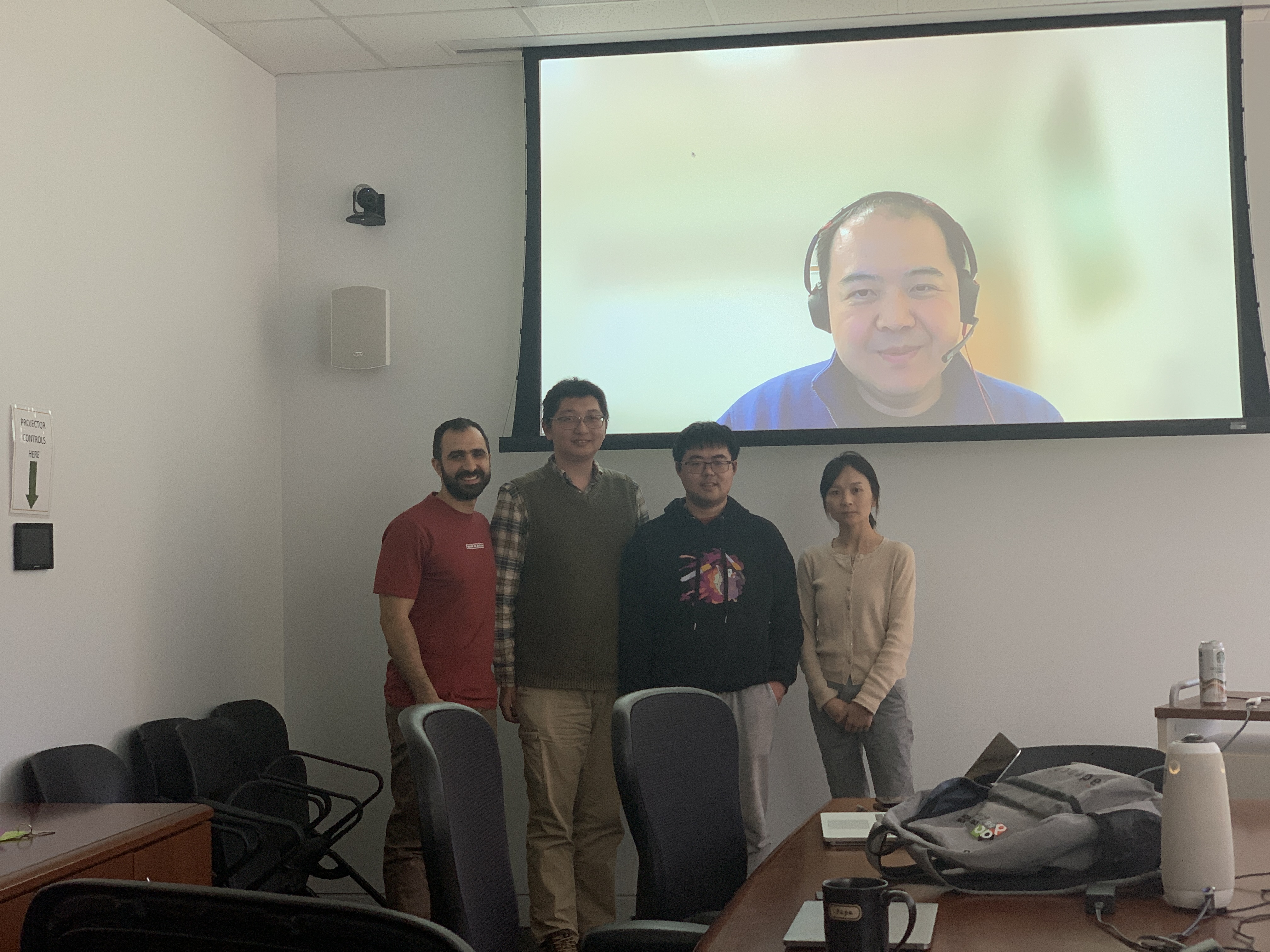 Zhepeng Wang with Committee Members